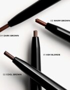 Clarins Wonder Define Eyebrow Pencil creion pentru sprancene cu pensula culoare 03 warm brown 0.06 g