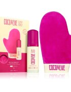 Coco & Eve Sunny Honey Ultimate Glow Travel Kit spumă auto-bronzantă cu mănușă aplicatoare pachet pentru calatorie Medium 60 ml