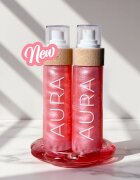 COCOSOLIS AURA Peptide Shimmer Spray spray hidratant cu efect iluminator cu parfum Strawberry Cheesecake 100 ml