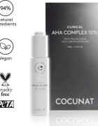 Cocunat Clinical AHA Complex 10% serum cu textură de peeling pentru noapte anti-îmbătrânire 30 ml