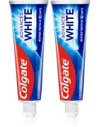 Colgate Advanced White Pasta de albire a dintilor impotriva petelor de pe smaltul dintilor. 2x75 ml