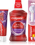 Colgate Max White Purple set pentru dinti