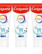 Colgate Total Junior Active Prevention Mild Mint Pasta de dinți pentru curățarea dinților și a cavității orale pentru copii 3x50 ml