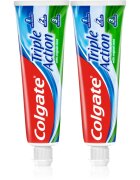Colgate Triple Action Original Mint pastă de dinți 2x75 ml