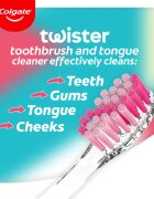 Colgate Twister Design Edition perie de dinti 4 buc