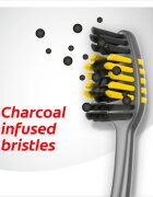 Colgate Zig Zag Charcoal periuta de dinti Medium 3 buc