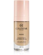 Collistar NUDO Second Skin Foundation SPF 15 makeup radiant cu hidratare cu efect de netezire culoare 2G Beige Dorato 30 ml