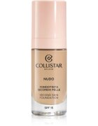 Collistar NUDO Second Skin Foundation SPF 15 makeup radiant cu hidratare cu efect de netezire culoare 2N Beige 30 ml