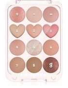 Colorgram Pin Point Eyeshadow Palette paletă cu farduri de ochi pentru look perfect culoare 01 Peach+Coral 9.9 g