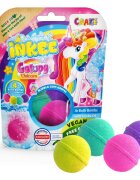 Craze INKEE Unicorn bombă de baie pentru copii 4x50 g