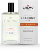 Cremo Spice & Black Vanilla Spray Cologne eau de cologne pentru bărbați 100 ml