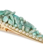 Crystallove Amazonite Hair Clip agrafă de păr 1 buc