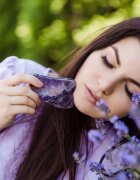 Crystallove Amethyst Gua Sha accesoriu de masaj 1 buc