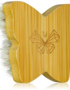 Crystallove Bamboo Butterfly Agave Face Brush Travel Size perie pentru masaj pentru fata si decolteu 1 buc
