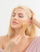 Crystallove Bamboo Face Brush perie pentru curățarea profundă a tenului 1 buc
