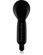Crystallove Black Obsidian Spoon Eye Gua Sha accesoriu de masaj pentru zona ochilor 1 buc