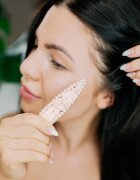 Crystallove Clear Quartz Hair Clip agrafe de par 1 buc