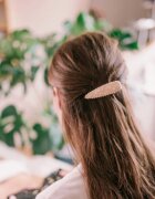 Crystallove Clear Quartz Hair Clip agrafe de par 1 buc