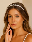 Crystallove Clear Quartz Hairband bentiță pentru păr 1 buc