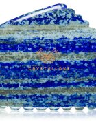 Crystallove Lapis Lazuli Contour Gua Sha accesoriu de masaj 1 buc