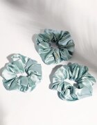 Crystallove Mulberry Silk Scrunchie elastic pentru păr din mătase Amazonite 1 buc