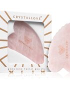 Crystallove Rose Quartz 3D Gua Sha accesoriu de masaj 1 buc