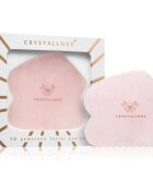 Crystallove Rose Quartz Contour Gua Sha accesoriu de masaj faciale 1 buc