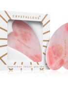 Crystallove Rose Quartz Gua Sha accesoriu de masaj 1 buc