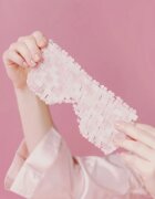 Crystallove Rose Quartz Mask mască pentru zona ochilor 1 buc