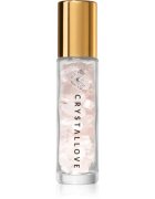 Crystallove Rose Quartz Oil Bottle roll-on cu cristale 10 ml