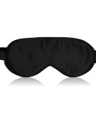 Crystallove Silk Eye Mask mască pentru dormit Black 1 buc