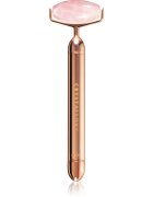 Crystallove Vibrating Roller Rose Quartz accesoriu de masaj faciale 1 buc