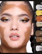 Danessa Myricks Beauty Colorfix Liquid Metals machiaj multifuncțional pentru ochi buze și față culoare Platinum 10 ml