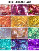 Danessa Myricks Beauty Infinite Chrome Flakes umbre de pleoape cu sclipici culoare Firefly 38 g