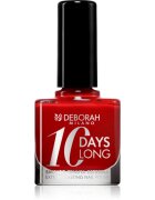Deborah Milano 10 Days Long lac de unghii cu uscare rapida culoare 161 Dark Red 11 ml