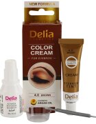 Delia Cosmetics Argan Oil culoare pentru sprancene culoare 4.0 Brown 15 ml