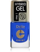 Delia Cosmetics Coral Hybrid Gel gel de unghii fara utilizarea UV sau lampa LED culoare 126 11 ml