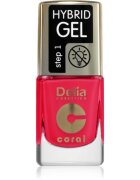 Delia Cosmetics Coral Nail Enamel Hybrid Gel lac de unghii sub forma de gel culoare 148 11 ml