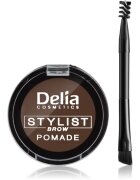 Delia Cosmetics Eyebrow Expert pomadă pentru sprâncene culoare Dark Brown 4 g