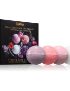 Delia Cosmetics Fizzing Bath Bombs Floral Mix set cadou pentru baie 4x100 g