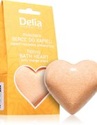 Delia Cosmetics Fizzing Bath Heart Orange bombă de baie 100 g