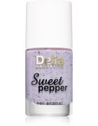 Delia Cosmetics Sweet Pepper Black Particles lac de unghii culoare 04 Lavender 11 ml