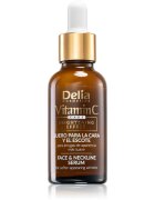 Delia Cosmetics Vitamin C ser stralucire cu vitamina C pentru față și gât 30 ml