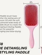 Denman Detangling D38 The Detangling & Styling Paddle perie par tip paleta pentru păr lung Pink Crush 1 buc