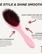 Denman Style D81M Style and Shine Brush pieptene pentru netezirea parului Pink Crush 1 buc