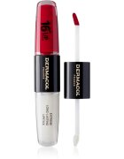 Dermacol 16H Lip Colour ruj rezistent si luciu de buze. culoare 03 Hot Date 2x4 ml