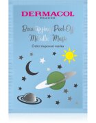 Dermacol Beautifying Peel-Off Metallic Mask mască exfoliantă pentru curatare profunda 15 ml