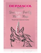 Dermacol Beautifying Peel-Off Metallic Mask mască exfoliantă pentru o piele mai luminoasa 15 ml