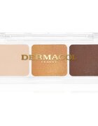 Dermacol Compact Trio paletă cu farduri de ochi culoare 3 Golden Sands 4.2 g