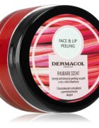 Dermacol Face & Lip Peeling Rhubarb exfoliant din zahar buze si obraz 50 ml